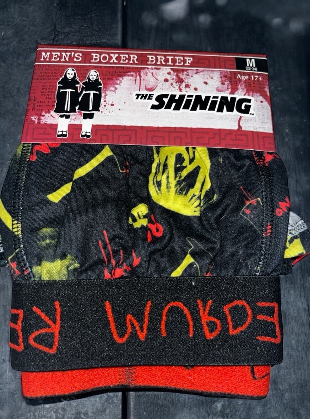 The Shining Men’s Boxer Briefs Size M (32-34) New Grady Twins Redrum Bioworld
